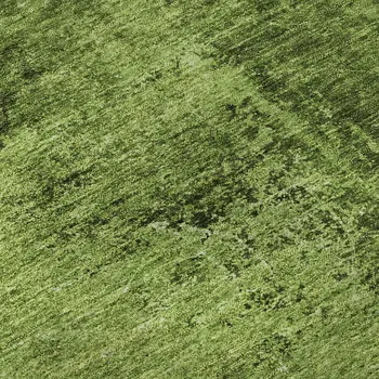 10' X 14' Green And Gray Abstract Washable Area Rug With UV Protection
