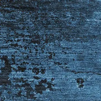 10' X 14' Navy Blue And Gray Abstract Washable Area Rug With UV Protection