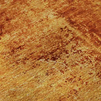 8' X 10' Rust And Gray Abstract Washable Area Rug With UV Protection