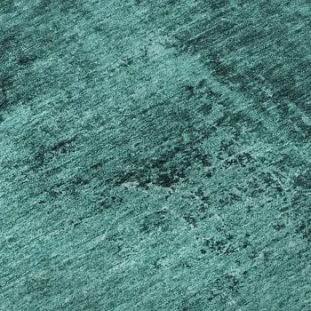 10' X 14' Teal And Gray Abstract Washable Area Rug With UV Protection