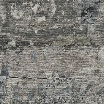 8' X 10' Gray And Taupe Abstract Washable Area Rug With UV Protection