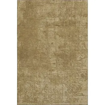 10' X 14' Beige And Ivory Abstract Washable Area Rug With UV Protection