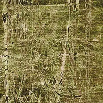 8' X 10' Brown And Ivory Abstract Washable Area Rug With UV Protection
