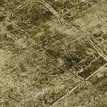 10' X 14' Brown And Ivory Abstract Washable Area Rug With UV Protection