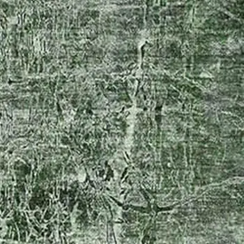 9' X 12' Emerald And Ivory Abstract Washable Area Rug With UV Protection