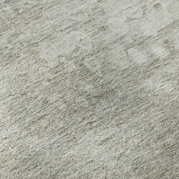 3' X 5' Beige And Ivory Abstract Washable Area Rug With UV Protection