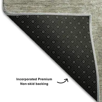 9' X 12' Beige And Ivory Abstract Washable Area Rug With UV Protection