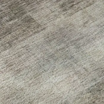 10' X 14' Brown And Ivory Abstract Washable Area Rug With UV Protection