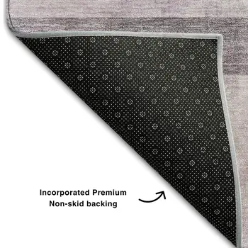 8' X 10' Purple And Ivory Abstract Washable Area Rug With UV Protection