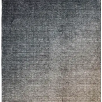3' X 5' Gray And Brown Ombre Washable Area Rug With UV Protection