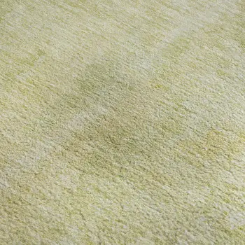 9' X 12' Gold And Ivory Abstract Washable Area Rug With UV Protection