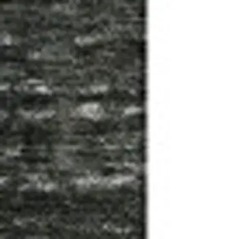 10' X 14' Charcoal And Gray Ikat Washable Area Rug With UV Protection