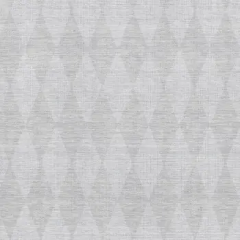 5' X 8' Pewter And Ivory Diamond Washable Area Rug With UV Protection