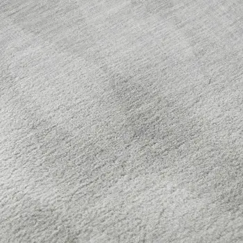 9' X 12' Pewter And Ivory Diamond Washable Area Rug With UV Protection