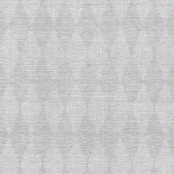 9' X 12' Pewter And Ivory Diamond Washable Area Rug With UV Protection