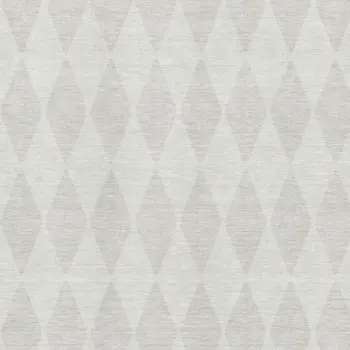 5' X 8' Ivory And Beige Diamond Washable Area Rug With UV Protection