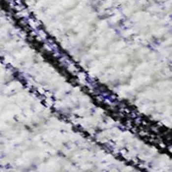 5' X 8' Purple And Ivory Abstract Washable Area Rug With UV Protection