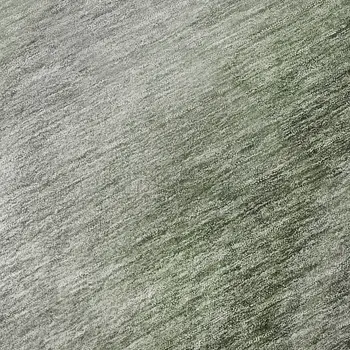 3' X 5' Green Ivory And Gray Ombre Washable Area Rug With UV Protection