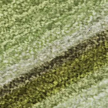 3' X 5' Artichoke Green Ivory And Purple Abstract Washable Area Rug With UV Protection