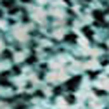 10' X 14' Brown And Blue Ombre Washable Area Rug With UV Protection