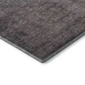 9' X 12' Gray And Brown Ombre Washable Area Rug With UV Protection