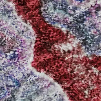 9' X 12' Blue Pink And Purple Abstract Washable Area Rug With UV Protection