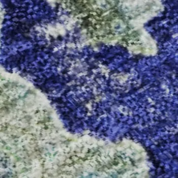 9' X 12' Green Blue And Ivory Abstract Washable Area Rug With UV Protection