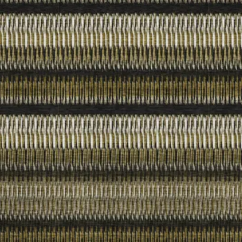 3' X 5' Brown Black And Ivory Striped Washable Area Rug With UV Protection