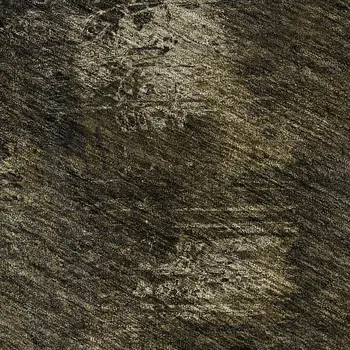 8' X 10' Chocolate Gray And Charcoal Abstract Washable Area Rug With UV Protection