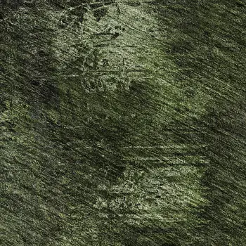 8' X 10' Green Gray And Charcoal Abstract Washable Area Rug With UV Protection