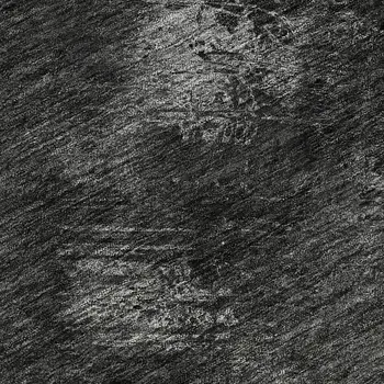 5' X 8' Gray Silver And Black Abstract Washable Area Rug With UV Protection