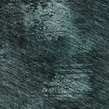10' X 14' Teal Ivory And Gray Abstract Washable Area Rug With UV Protection