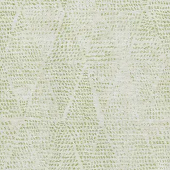 10' X 14' Artichoke Green And Ivory Diamond Washable Area Rug With UV Protection