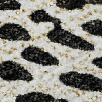 8' X 10' Beige And Ivory Diamond Washable Area Rug With UV Protection