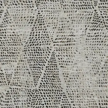 3' X 5' Gray And Black Diamond Washable Area Rug With UV Protection