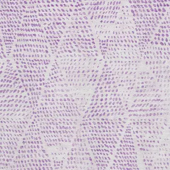 8' X 10' Purple And Ivory Diamond Washable Area Rug With UV Protection