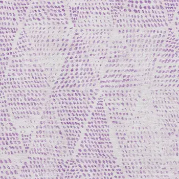 9' X 12' Purple And Ivory Diamond Washable Area Rug With UV Protection