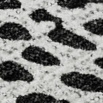 9' X 12' Pewter And Ivory Diamond Washable Area Rug With UV Protection
