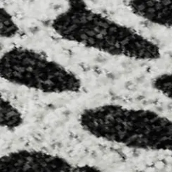 10' X 14' Pewter And Ivory Diamond Washable Area Rug With UV Protection