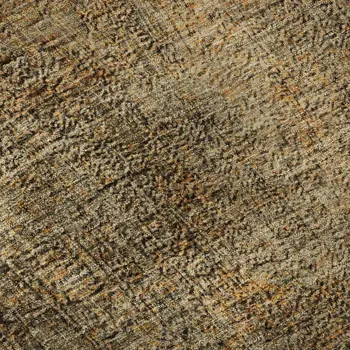 5' X 8' Brown And Beige Abstract Washable Area Rug With UV Protection