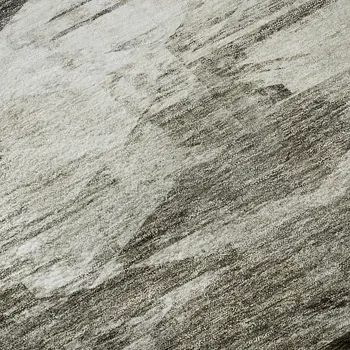 8' X 10' Taupe And Ivory Abstract Washable Area Rug With UV Protection
