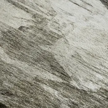 10' X 14' Taupe And Ivory Abstract Washable Area Rug With UV Protection