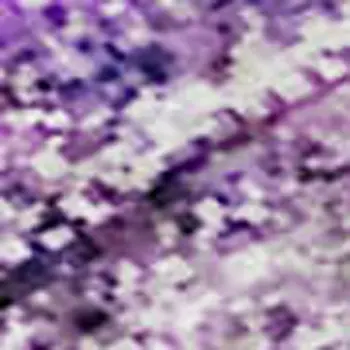 3' X 5' Purple And Gray Striped Washable Area Rug With UV Protection
