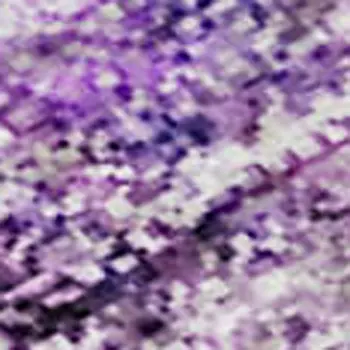5' X 8' Purple And Gray Striped Washable Area Rug With UV Protection