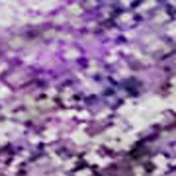 9' X 12' Purple And Gray Striped Washable Area Rug With UV Protection