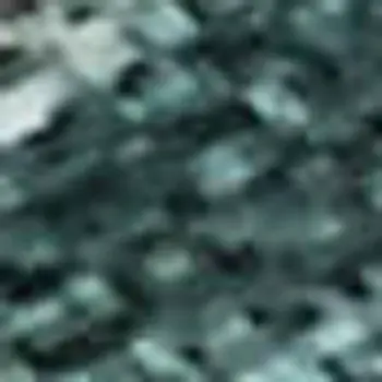 8' X 10' Teal Gray And Ivory Abstract Washable Area Rug With UV Protection
