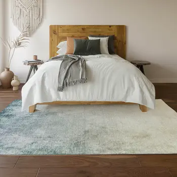 3' X 5' Beige And Ivory Abstract Washable Area Rug With UV Protection