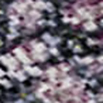 9' X 12' Blush Gray And Ivory Abstract Washable Area Rug With UV Protection