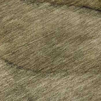 5' X 8' Brown Ivory And Beige Abstract Washable Area Rug With UV Protection
