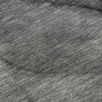 8' X 10' Gray And Ivory Abstract Washable Area Rug With UV Protection